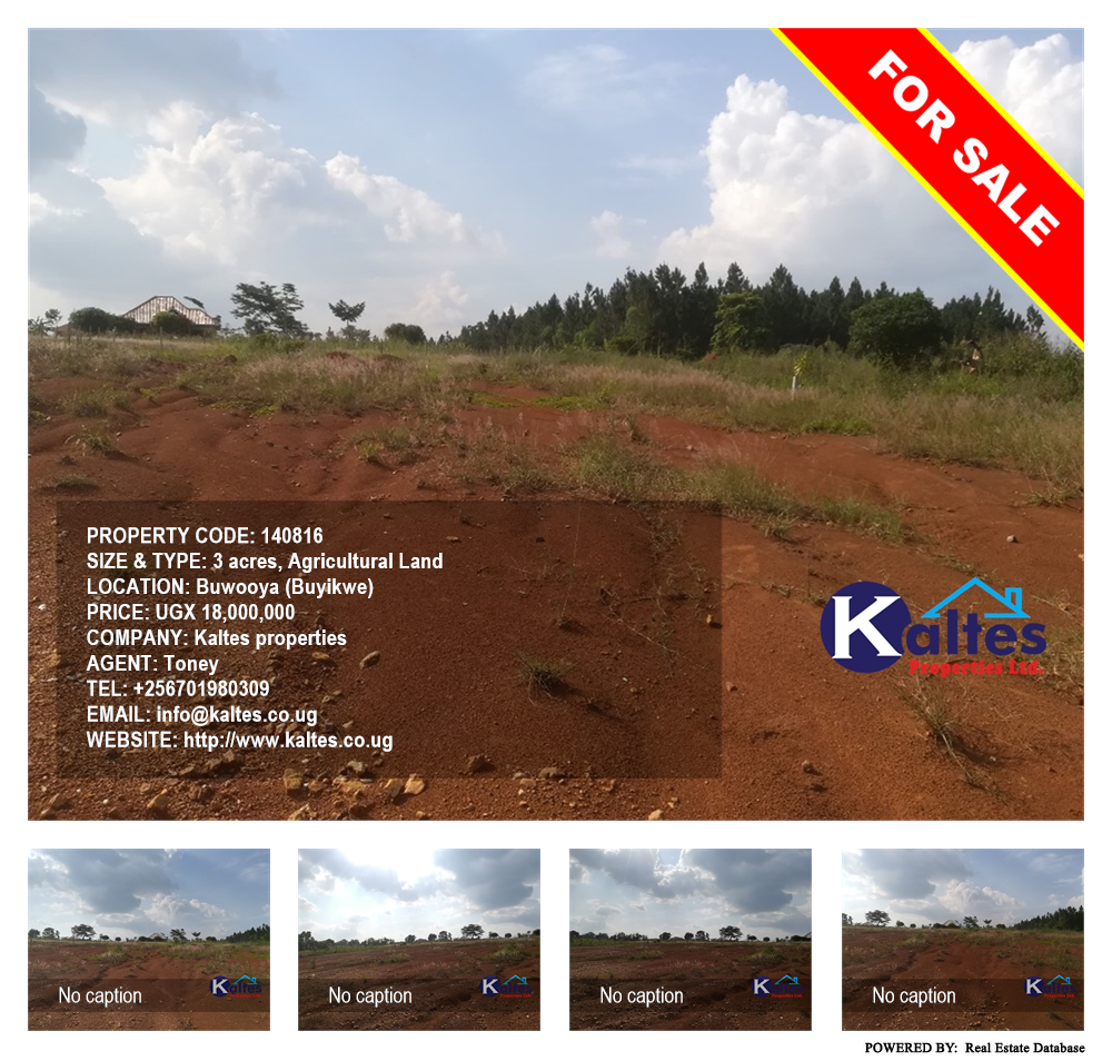 Agricultural Land  for sale in Buwooya Buyikwe Uganda, code: 140816