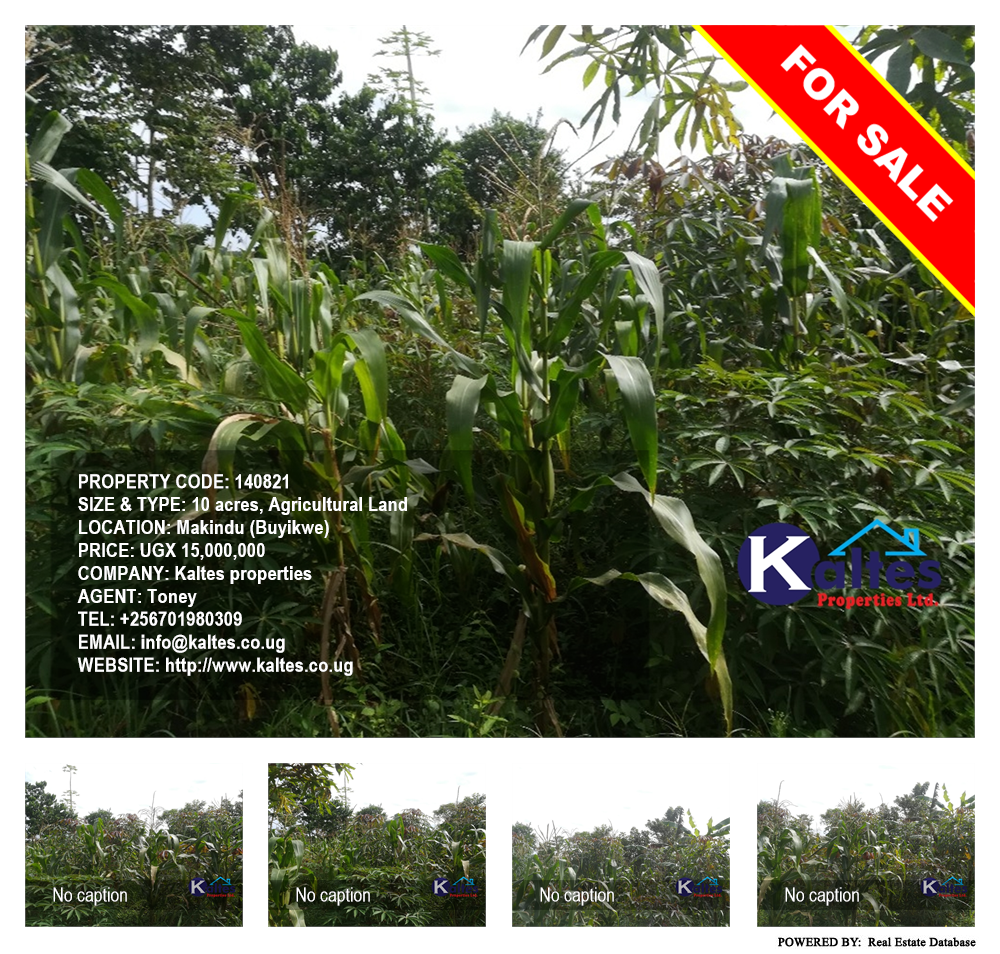 Agricultural Land  for sale in Makindu Buyikwe Uganda, code: 140821