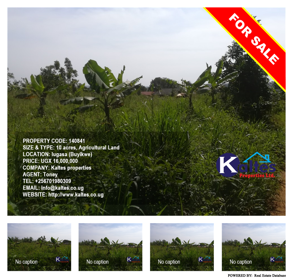 Agricultural Land  for sale in Lugasa Buyikwe Uganda, code: 140841