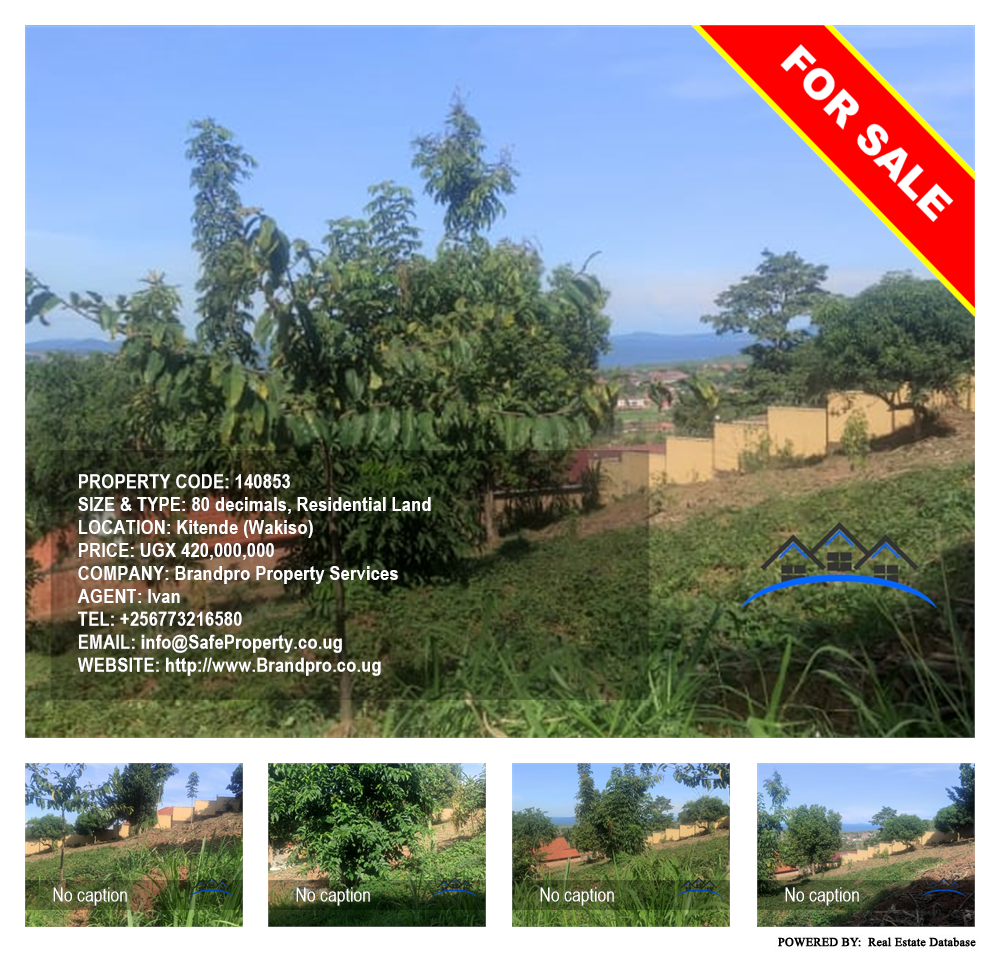 Residential Land  for sale in Kitende Wakiso Uganda, code: 140853