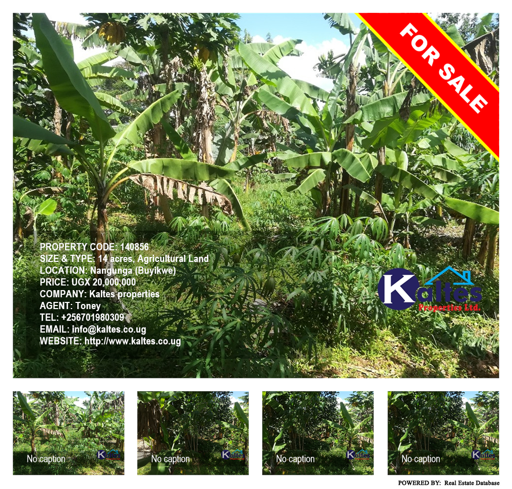 Agricultural Land  for sale in Nangunga Buyikwe Uganda, code: 140856