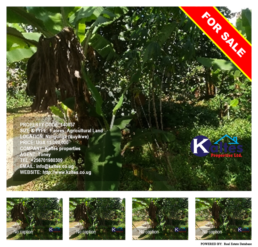 Agricultural Land  for sale in Nangunga Buyikwe Uganda, code: 140857