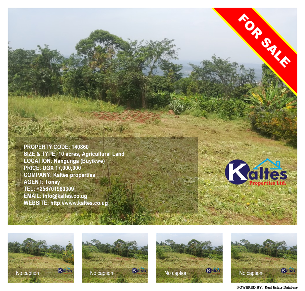 Agricultural Land  for sale in Nangunga Buyikwe Uganda, code: 140860