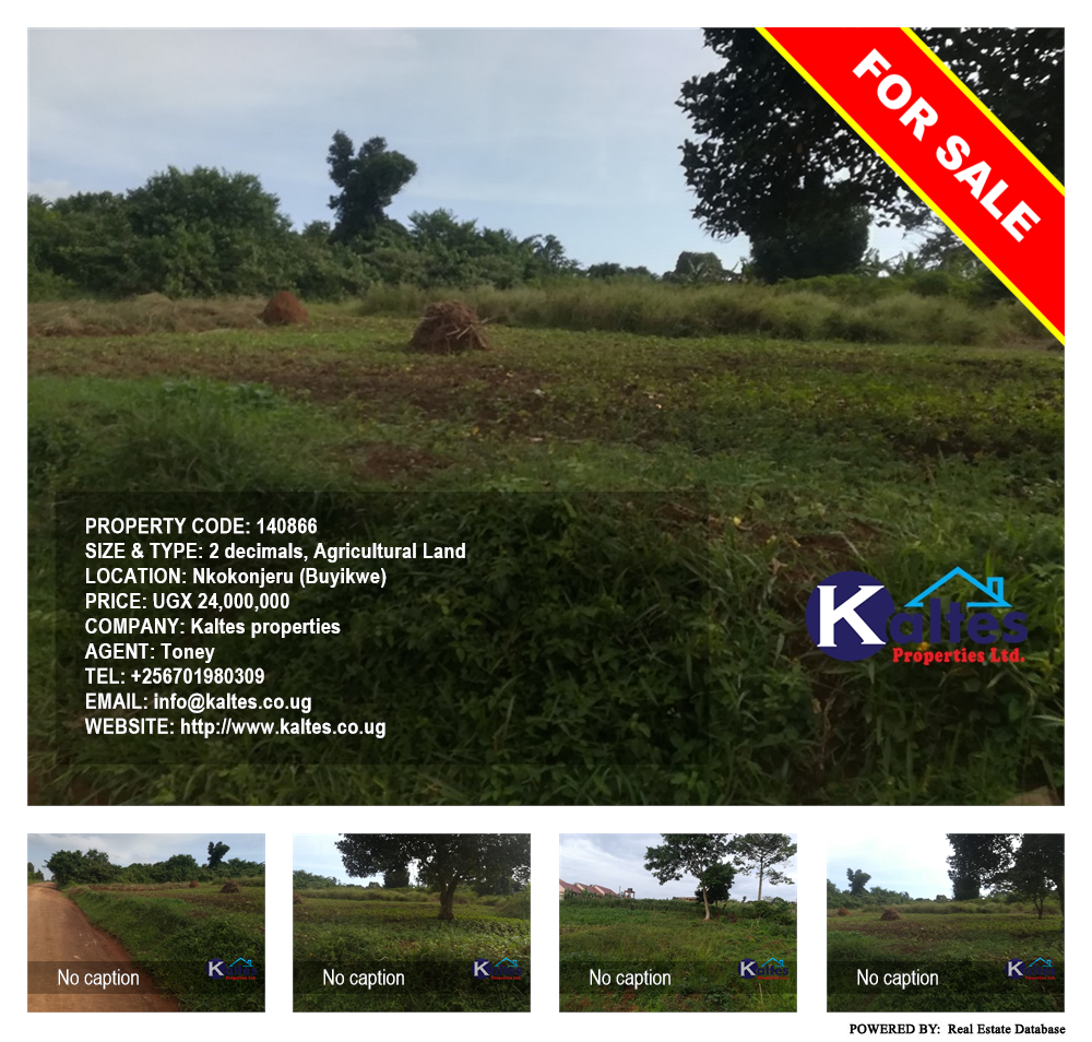 Agricultural Land  for sale in Nkokonjeru Buyikwe Uganda, code: 140866