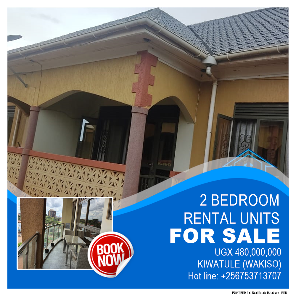 2 bedroom Rental units  for sale in Kiwaatule Wakiso Uganda, code: 140868