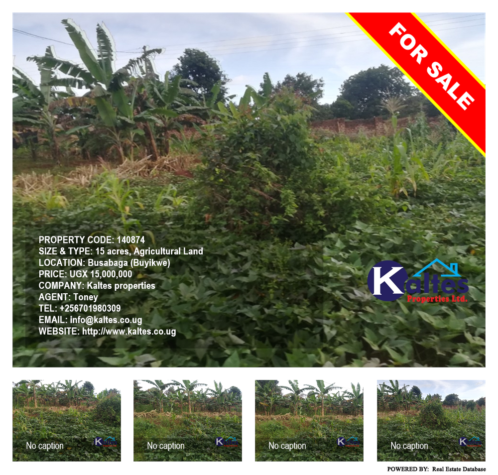 Agricultural Land  for sale in Busabaga Buyikwe Uganda, code: 140874