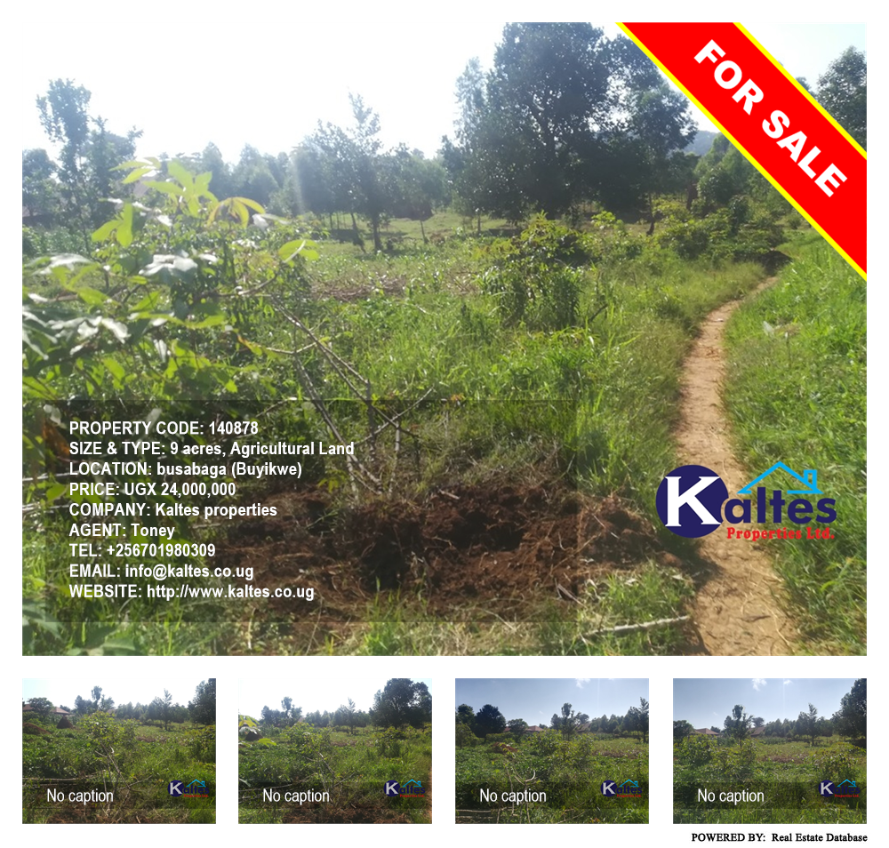 Agricultural Land  for sale in Busabaga Buyikwe Uganda, code: 140878