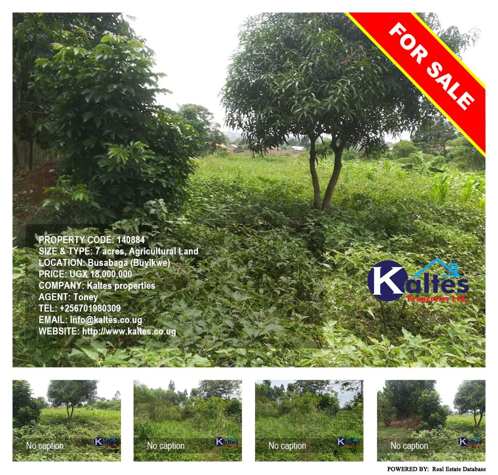 Agricultural Land  for sale in Busabaga Buyikwe Uganda, code: 140884