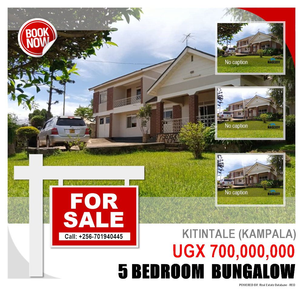 5 bedroom Bungalow  for sale in Kitintale Kampala Uganda, code: 140887