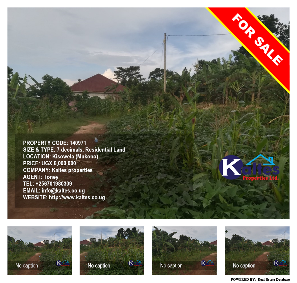 Residential Land  for sale in Kisowela Mukono Uganda, code: 140971