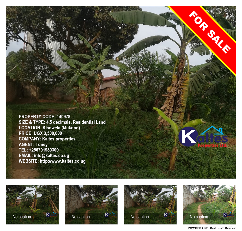 Residential Land  for sale in Kisowela Mukono Uganda, code: 140978
