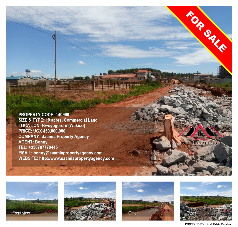 Commercial Land  for sale in Bweyogerere Wakiso Uganda, code: 140996