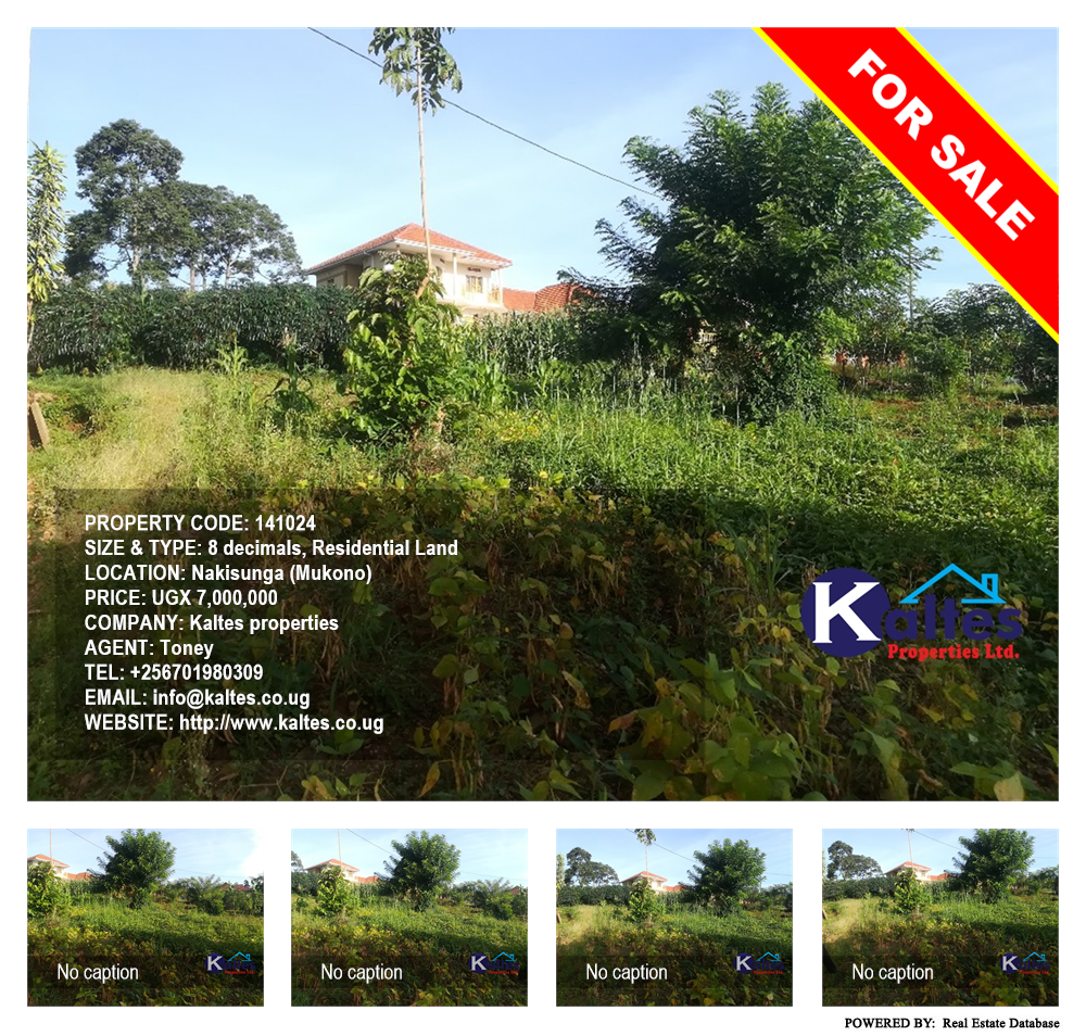 Residential Land  for sale in Nakisunga Mukono Uganda, code: 141024