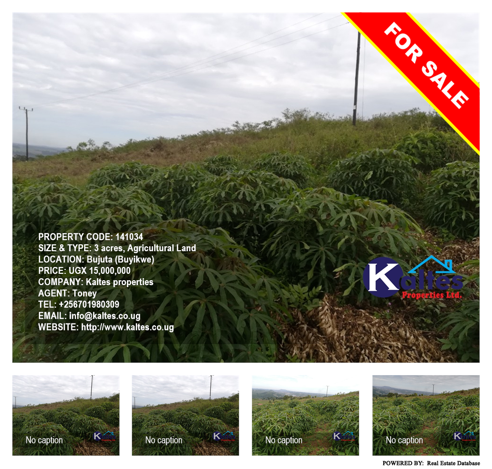 Agricultural Land  for sale in Bujuta Buyikwe Uganda, code: 141034