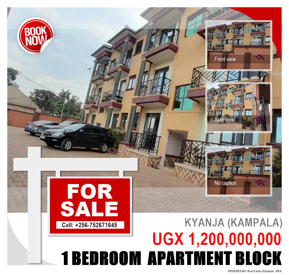 1 bedroom Apartment block  for sale in Kyanja Kampala Uganda, code: 141035