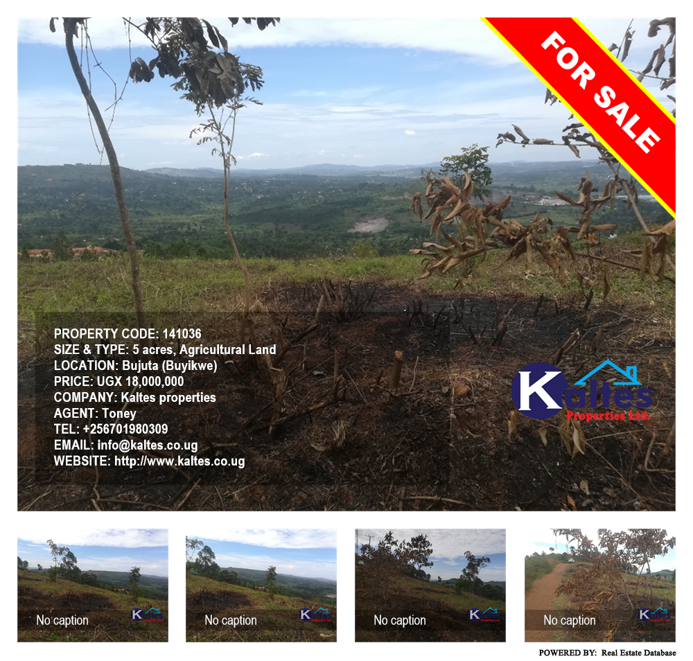 Agricultural Land  for sale in Bujuta Buyikwe Uganda, code: 141036