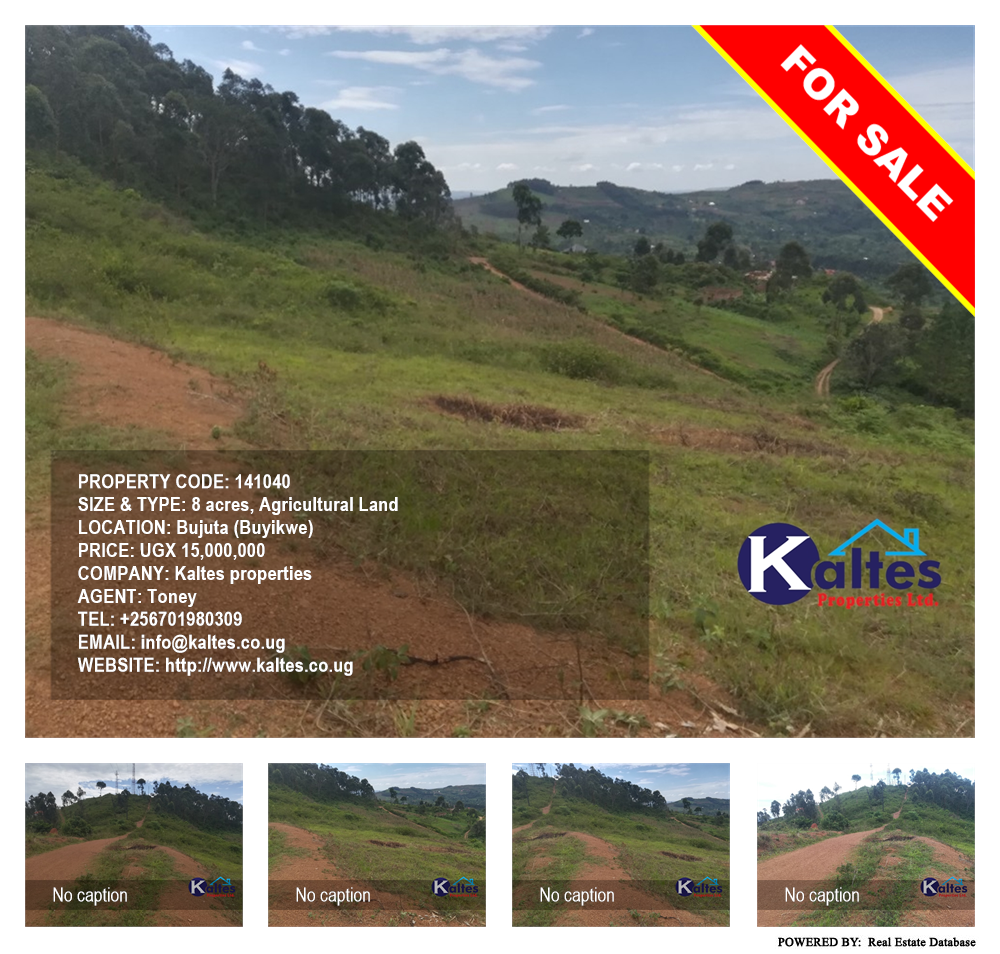 Agricultural Land  for sale in Bujuta Buyikwe Uganda, code: 141040