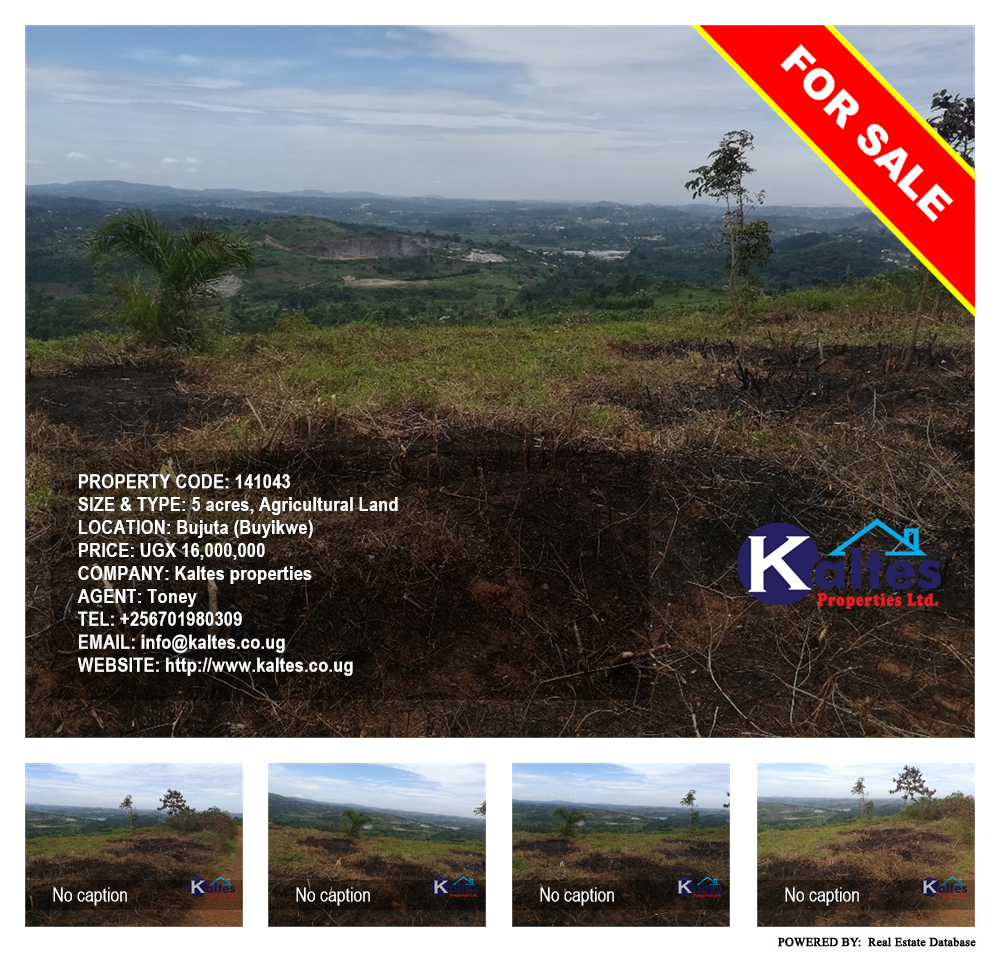 Agricultural Land  for sale in Bujuta Buyikwe Uganda, code: 141043