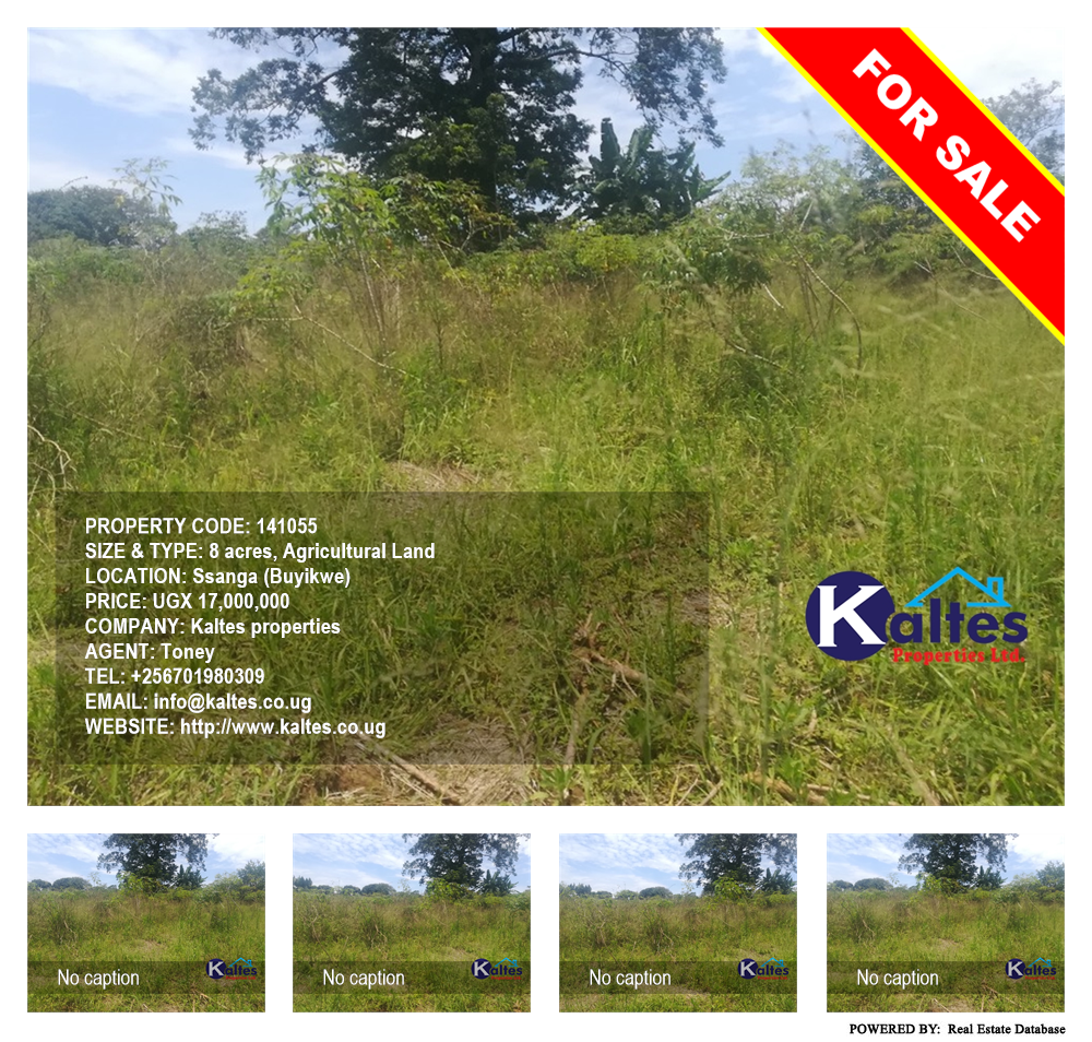Agricultural Land  for sale in Ssanga Buyikwe Uganda, code: 141055