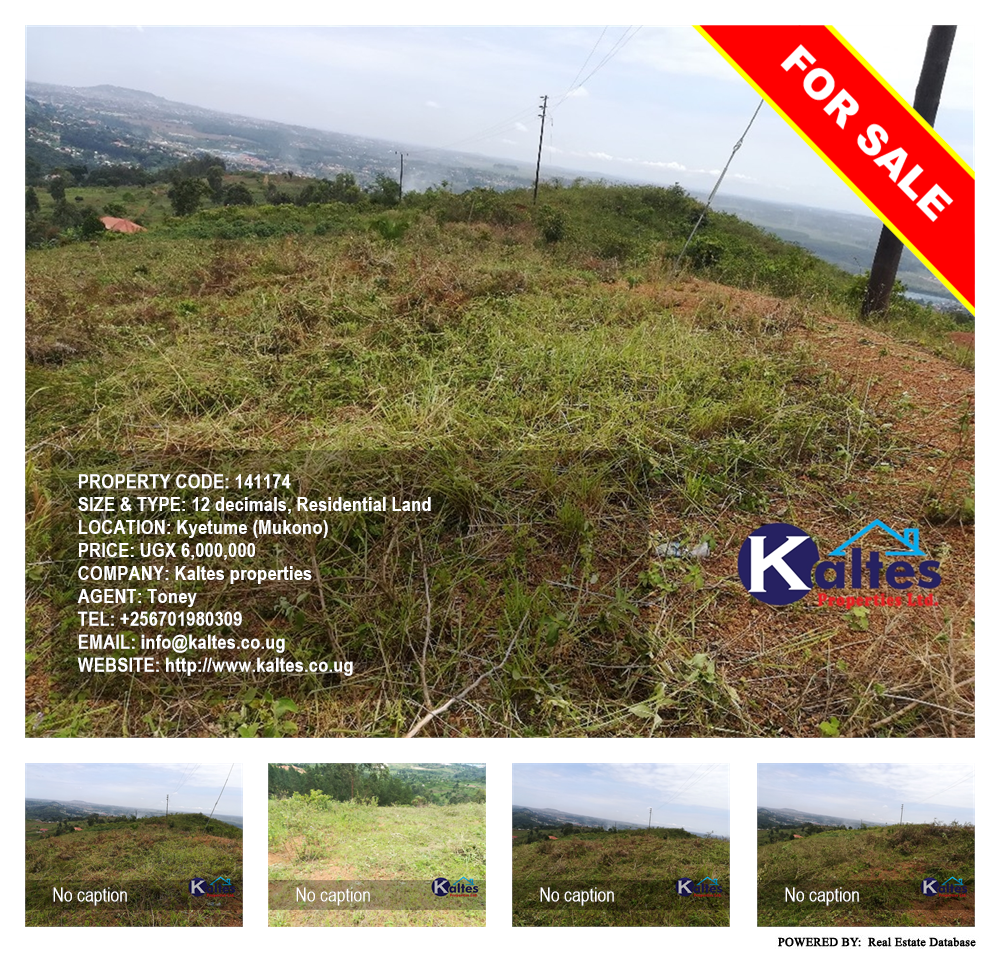 Residential Land  for sale in Kyetume Mukono Uganda, code: 141174