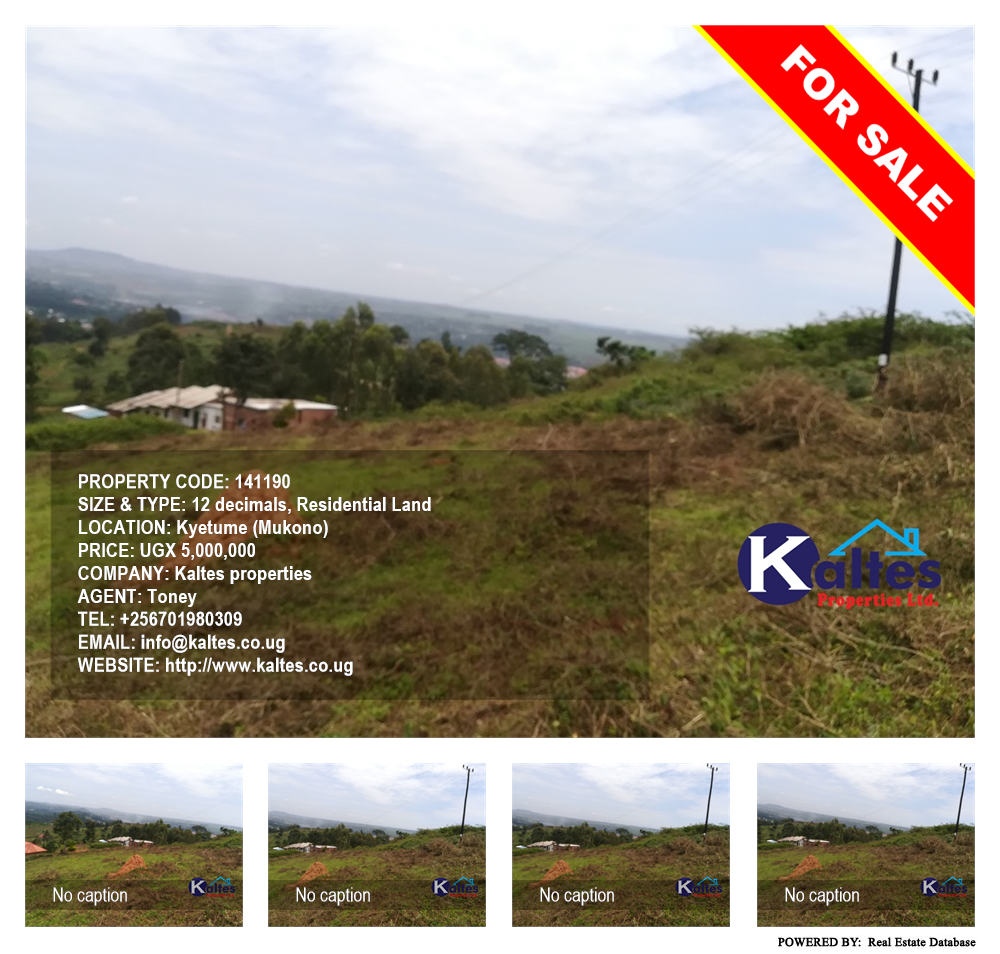 Residential Land  for sale in Kyetume Mukono Uganda, code: 141190
