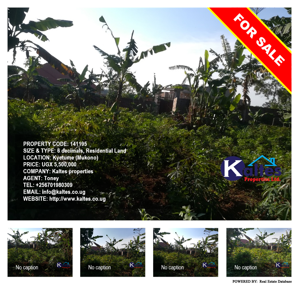 Residential Land  for sale in Kyetume Mukono Uganda, code: 141195
