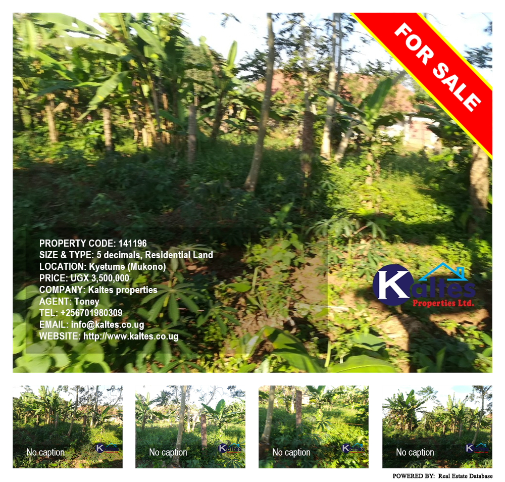Residential Land  for sale in Kyetume Mukono Uganda, code: 141196