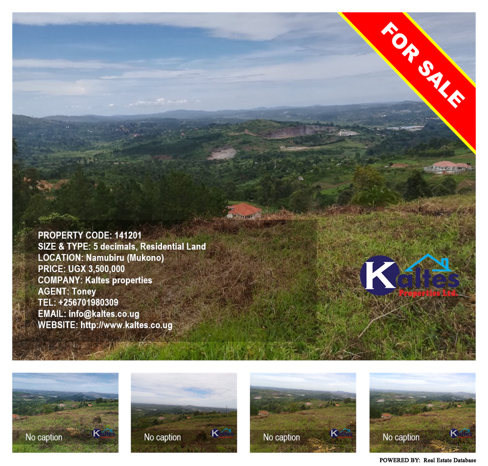 Residential Land  for sale in Namubiru Mukono Uganda, code: 141201