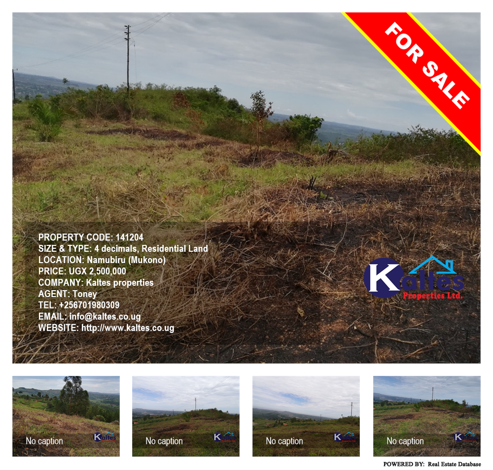 Residential Land  for sale in Namubiru Mukono Uganda, code: 141204