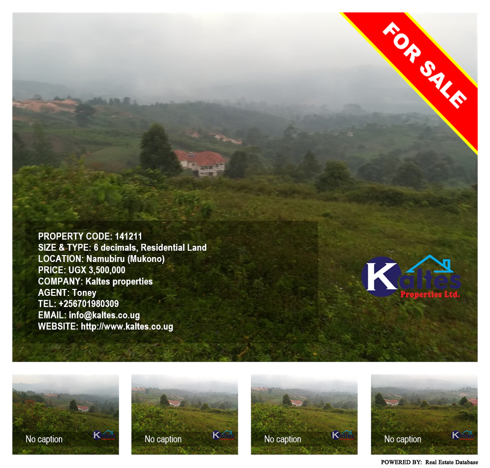 Residential Land  for sale in Namubiru Mukono Uganda, code: 141211
