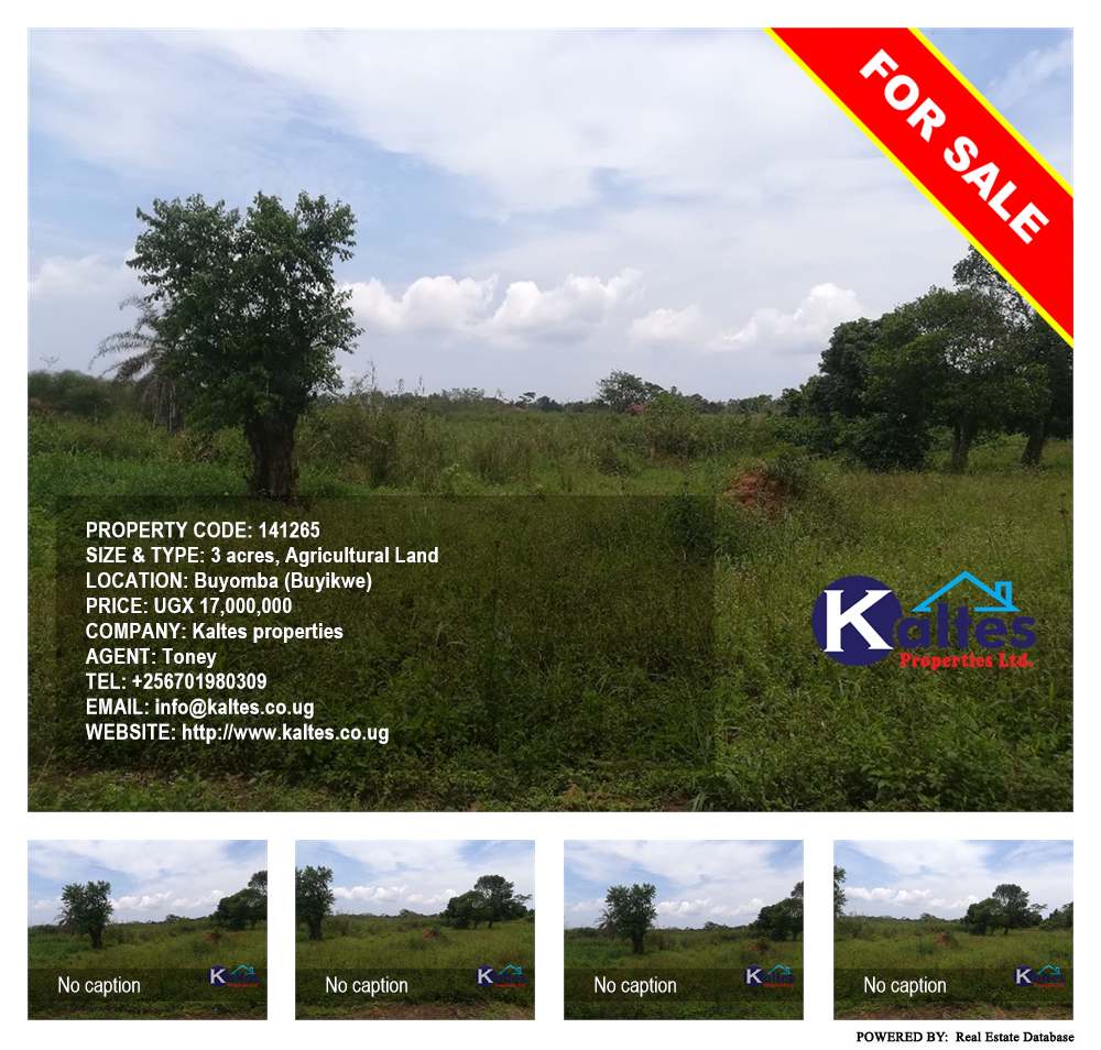 Agricultural Land  for sale in Buyomba Buyikwe Uganda, code: 141265