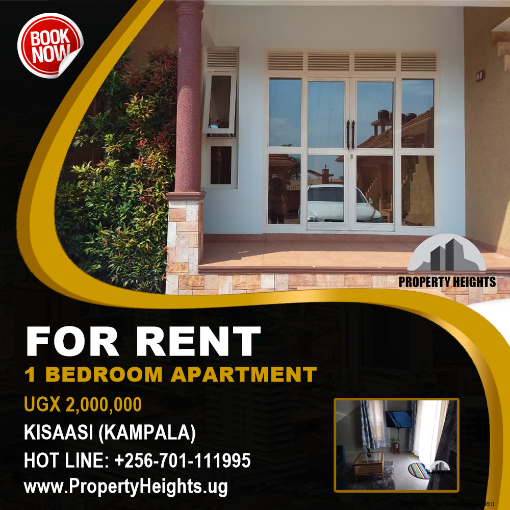1 bedroom Apartment  for rent in Kisaasi Kampala Uganda, code: 141277