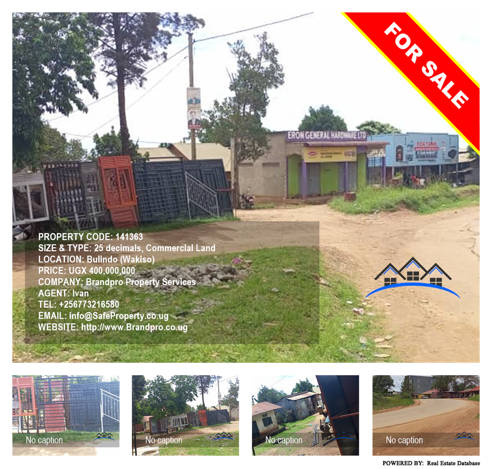 Commercial Land  for sale in Bulindo Wakiso Uganda, code: 141363