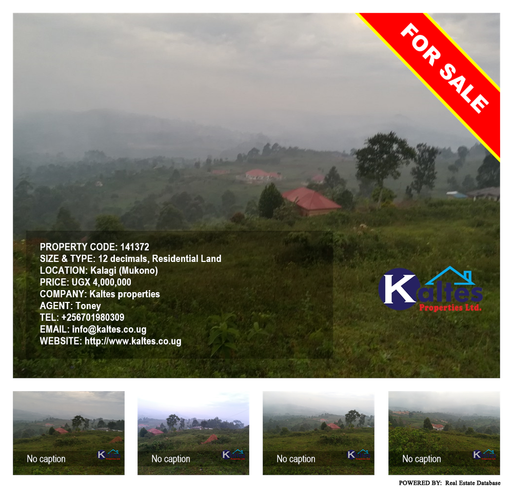 Residential Land  for sale in Kalagi Mukono Uganda, code: 141372