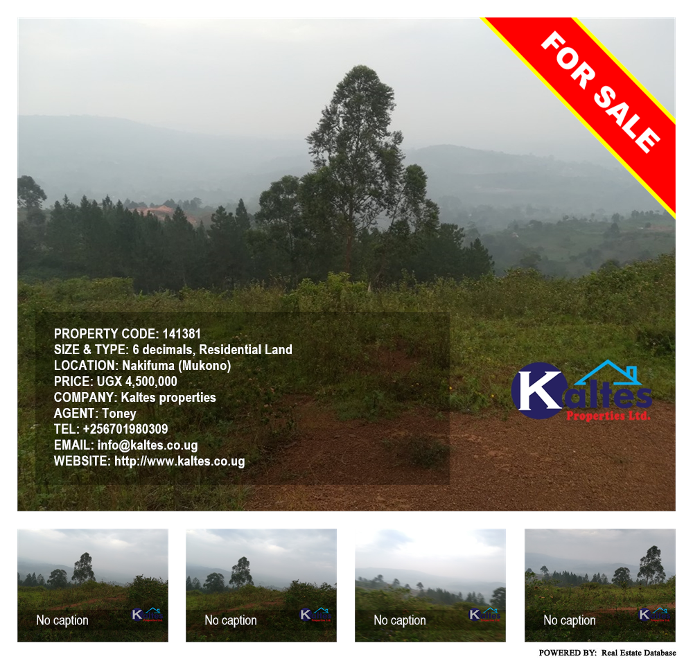 Residential Land  for sale in Nakifuma Mukono Uganda, code: 141381