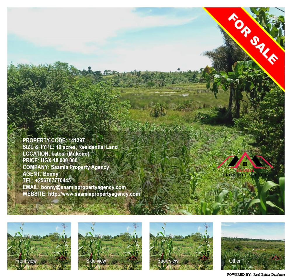 Residential Land  for sale in Katosi Mukono Uganda, code: 141397