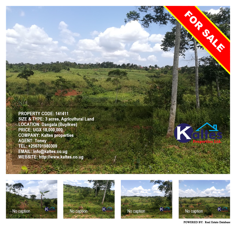 Agricultural Land  for sale in Dangala Buyikwe Uganda, code: 141411