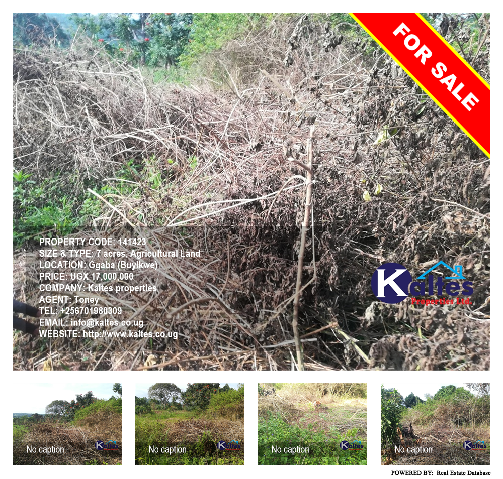 Agricultural Land  for sale in Ggaba Buyikwe Uganda, code: 141423