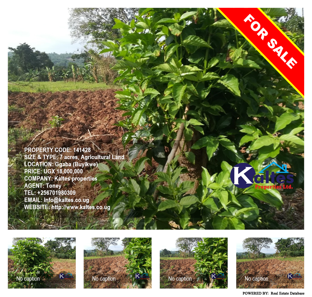 Agricultural Land  for sale in Ggaba Buyikwe Uganda, code: 141428