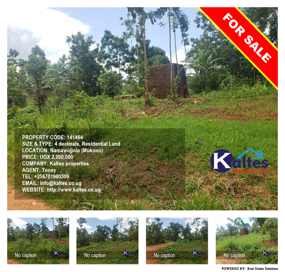 Residential Land  for sale in Namawojjolo Mukono Uganda, code: 141464