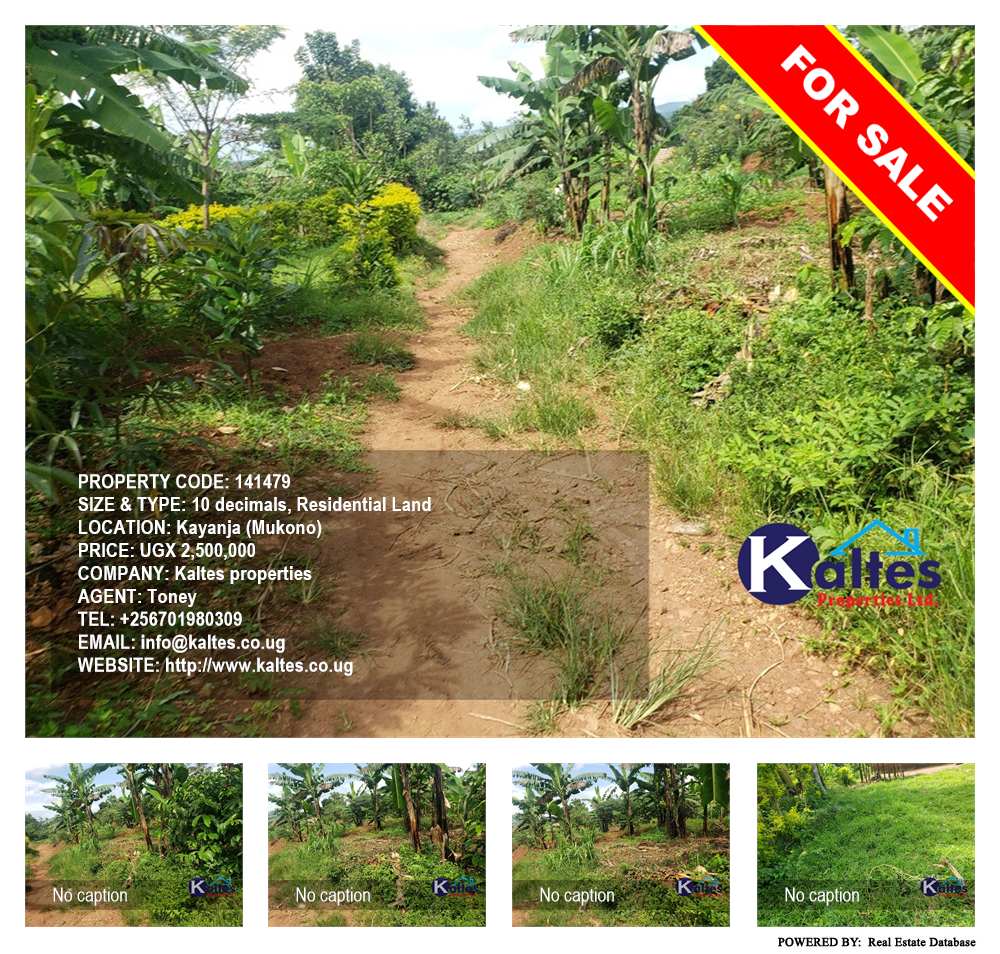 Residential Land  for sale in Kayanja Mukono Uganda, code: 141479