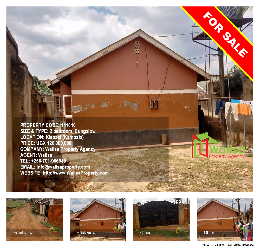 2 bedroom Bungalow  for sale in Kisaasi Kampala Uganda, code: 141610