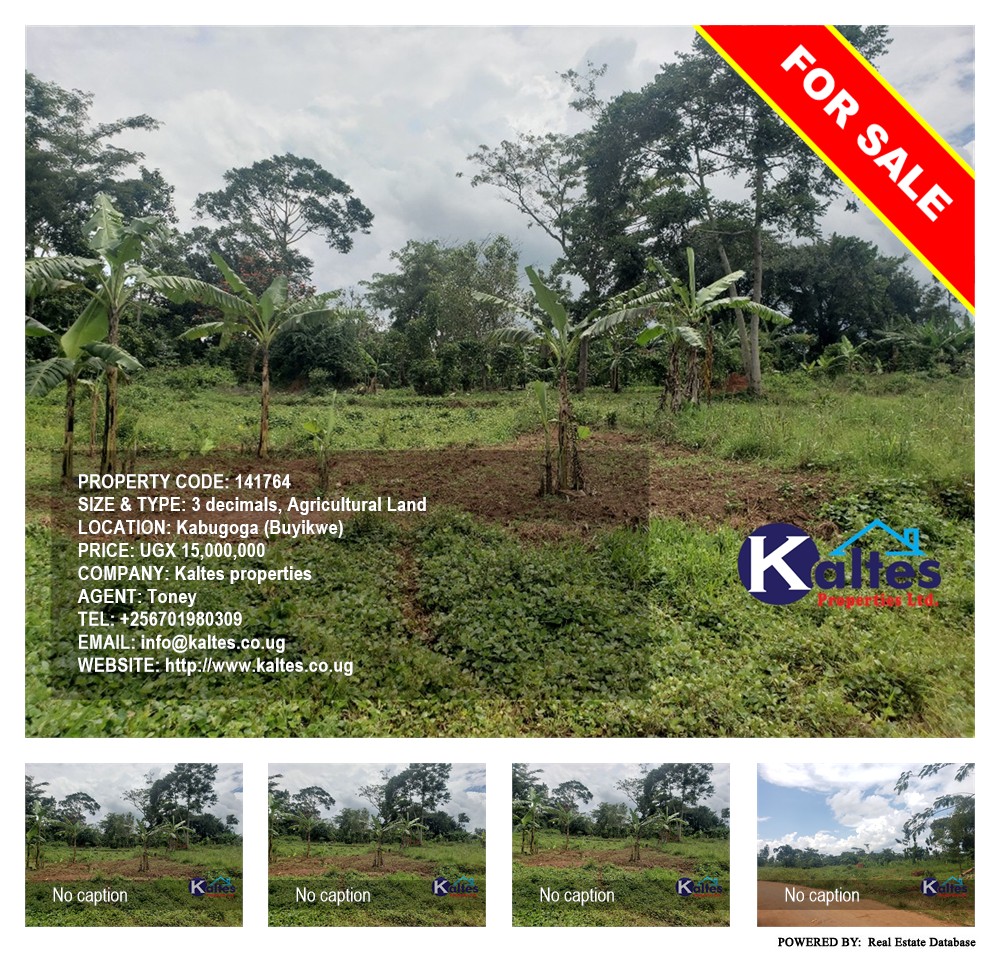 Agricultural Land  for sale in Kabugoga Buyikwe Uganda, code: 141764