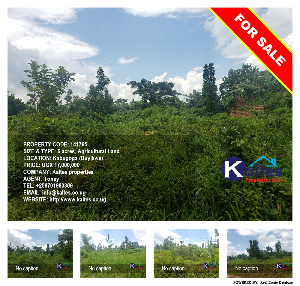 Agricultural Land  for sale in Kabugoga Buyikwe Uganda, code: 141765