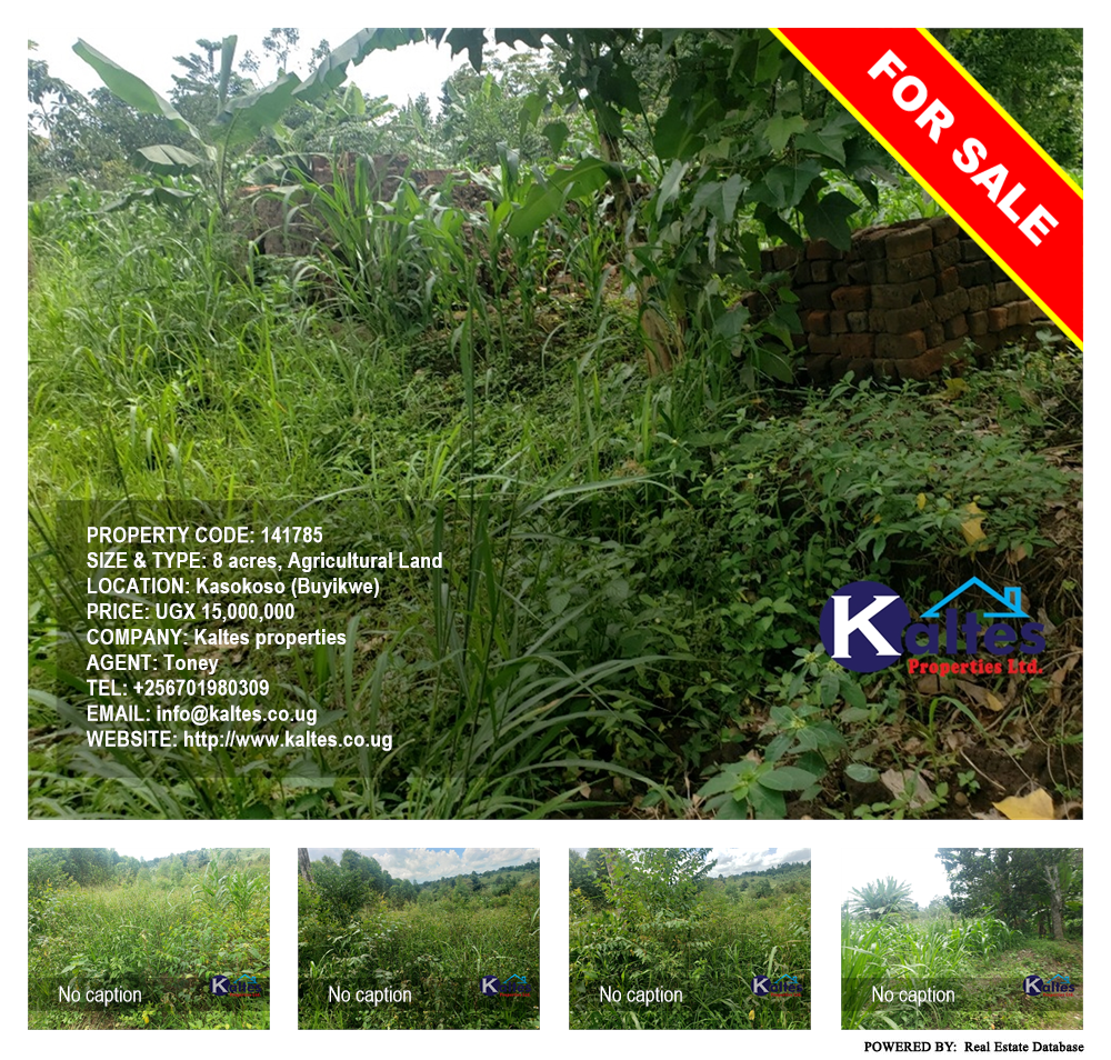 Agricultural Land  for sale in Kasokoso Buyikwe Uganda, code: 141785