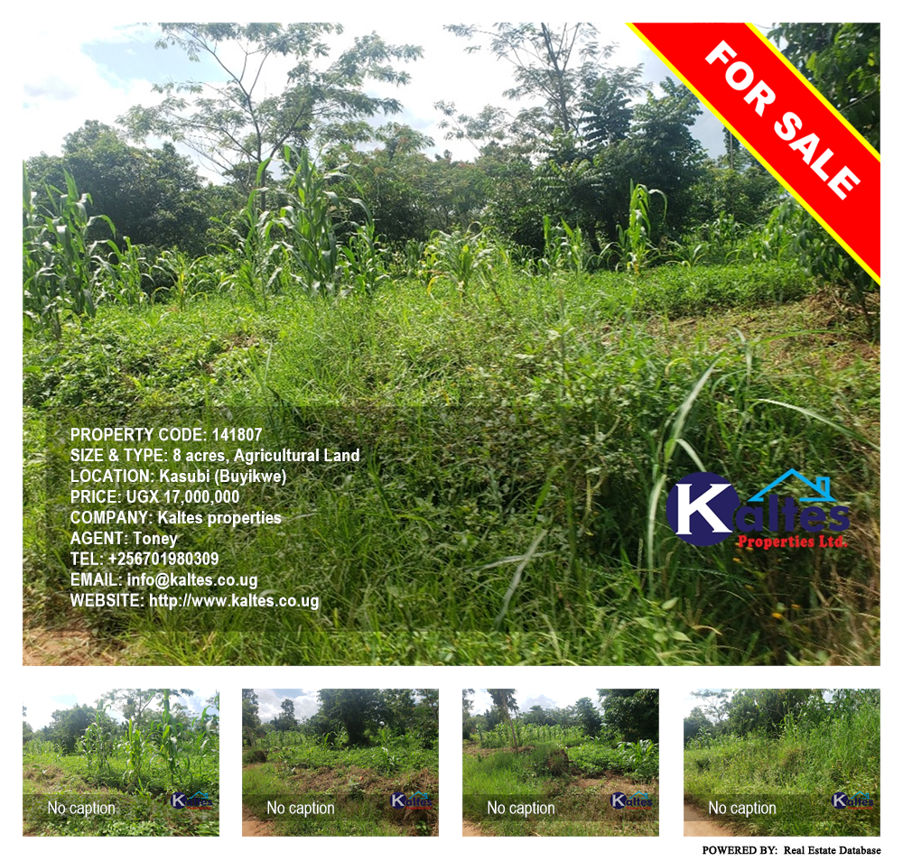 Agricultural Land  for sale in Kasubi Buyikwe Uganda, code: 141807