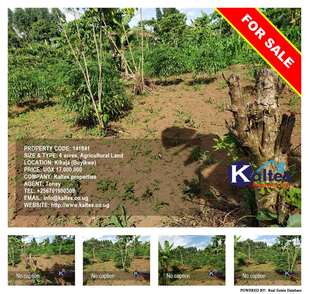Agricultural Land  for sale in Kikaja Buyikwe Uganda, code: 141841