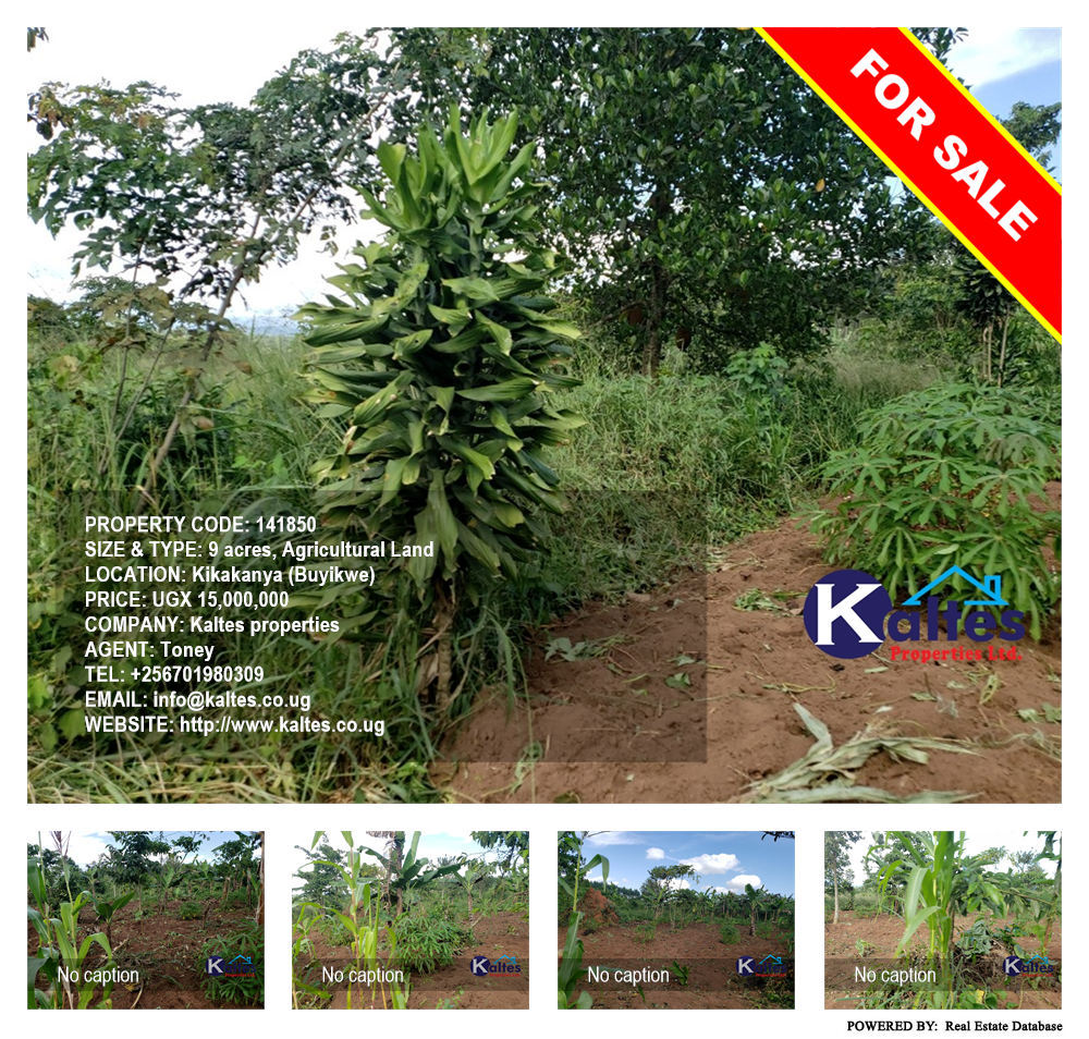 Agricultural Land  for sale in Kikakanya Buyikwe Uganda, code: 141850