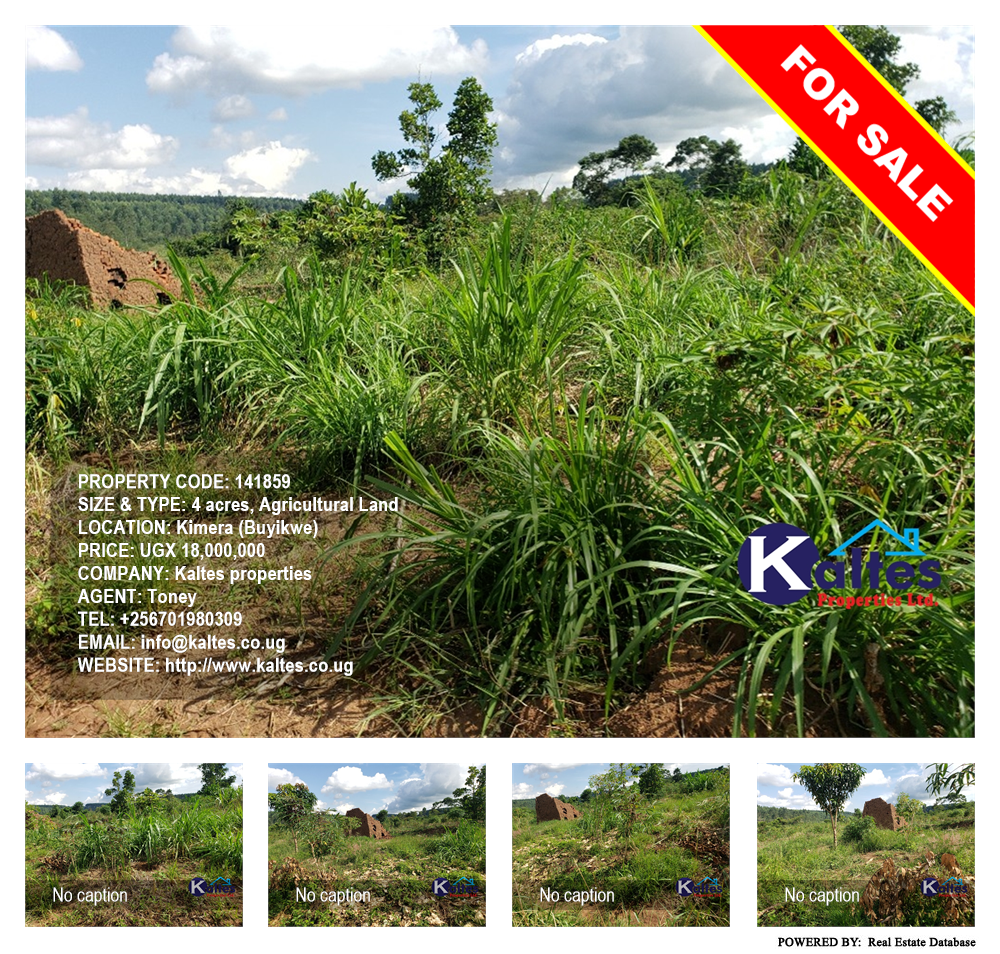 Agricultural Land  for sale in Kimera Buyikwe Uganda, code: 141859