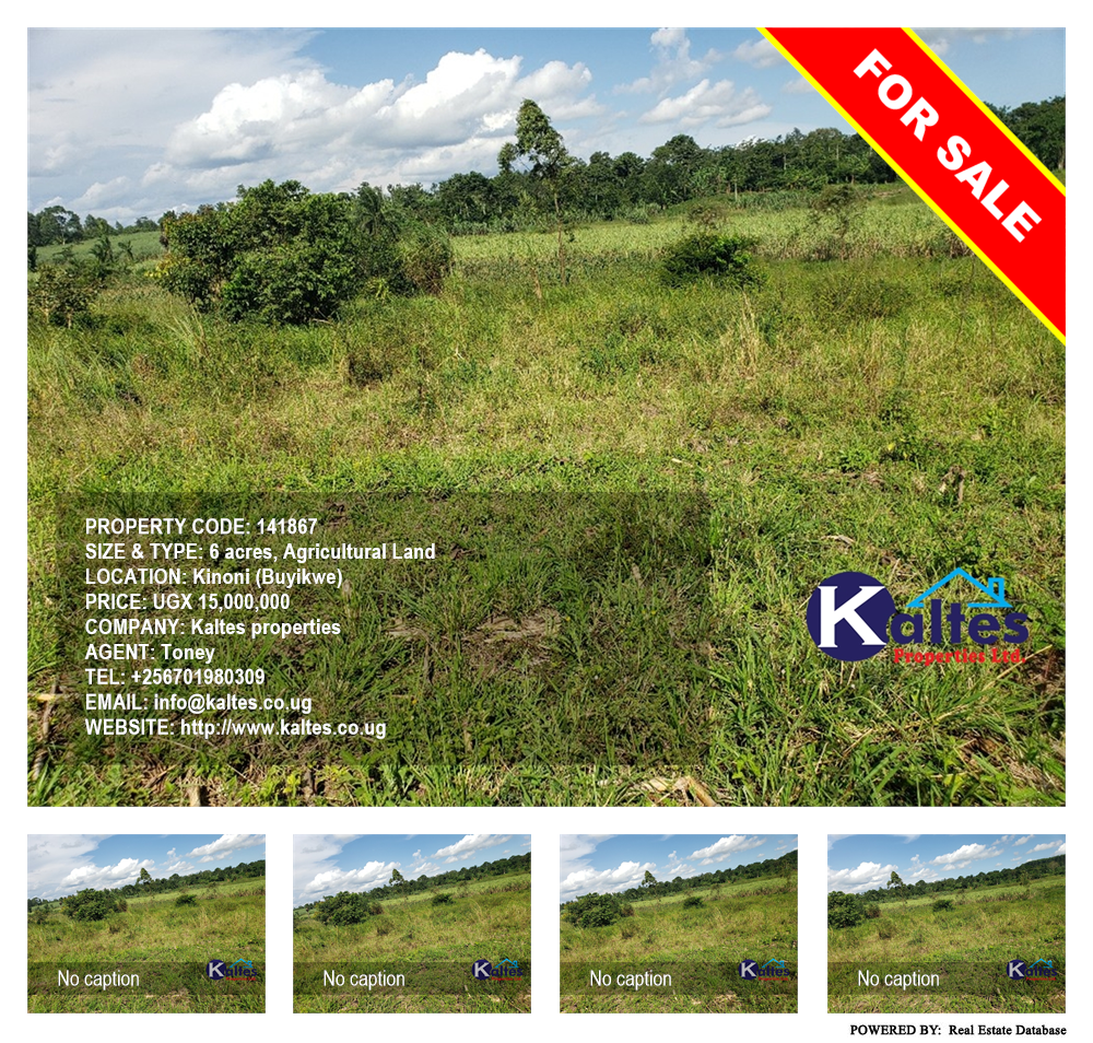 Agricultural Land  for sale in Kinoni Buyikwe Uganda, code: 141867
